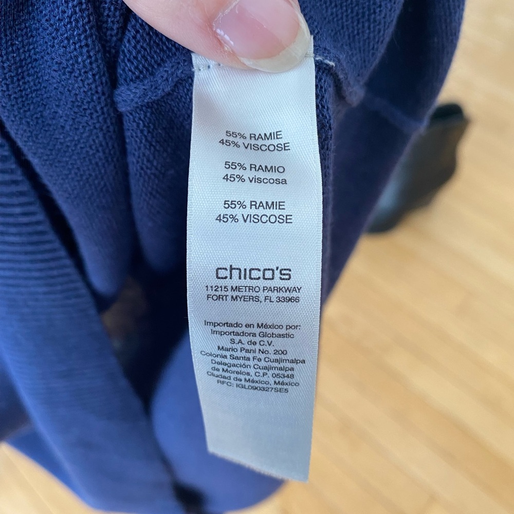 Chicos criss cross back sweater. - Picture 7 of 7